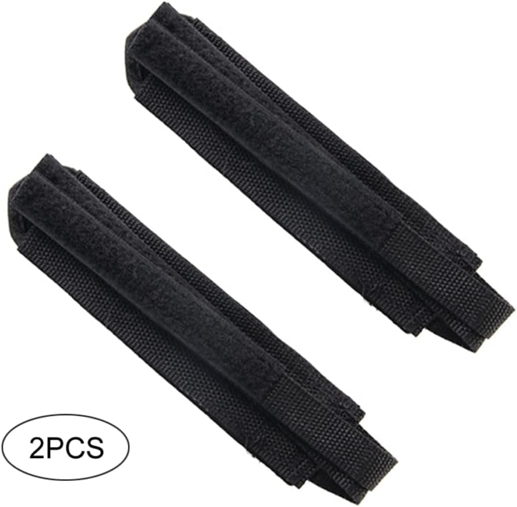 2Pcs Black Beam Strap Pedal Straps Cycling Bike Foot Pedal Straps Toe Clips Straps Tape Cycling Parts and Components for Fixed Gear Bike,Sports and Outdoors