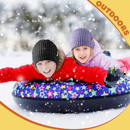 Sukeen Kids Winter Beanie Hat for Girls & Boys - Warm Knitted Hat, Age 3-10, Seepage Proof, Skull Cap for Daily Outdoor Use