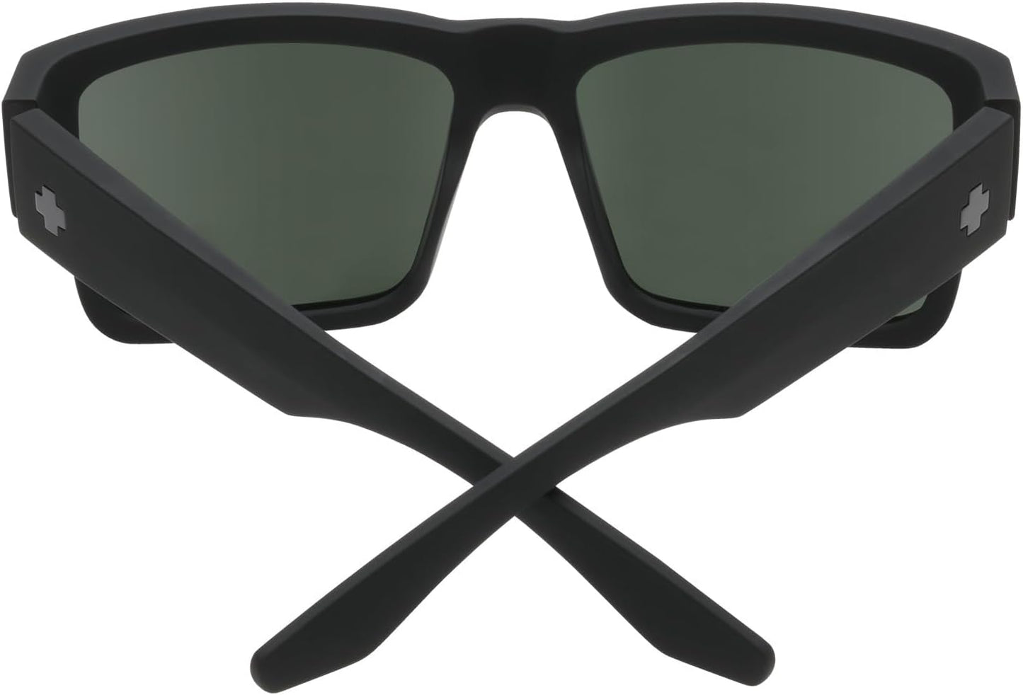 Spy Optic Unisex Cyrus Soft Matte Black/Happy Grey Green Polar Sunglasses