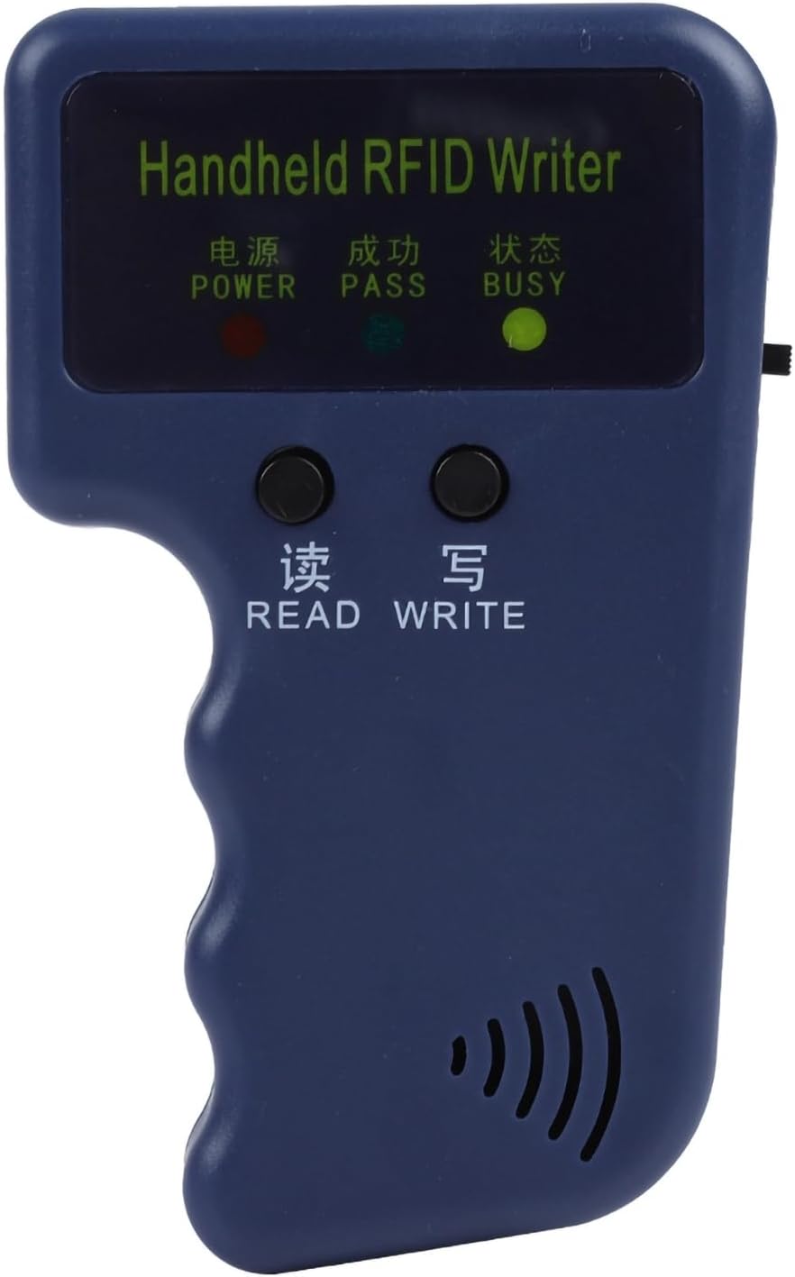 Card Writer Duplicator for 125KHz ID Cards Portable Handheld Device Supports T5577 EM4305 TK4100 Chips No PC Required for Fast Cloning