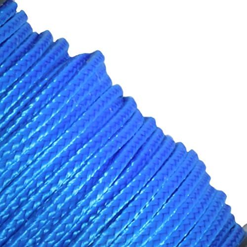 JIG PRO SHOP Black 1.18mm x 125' Micro Cord Paracord - Made in The USA