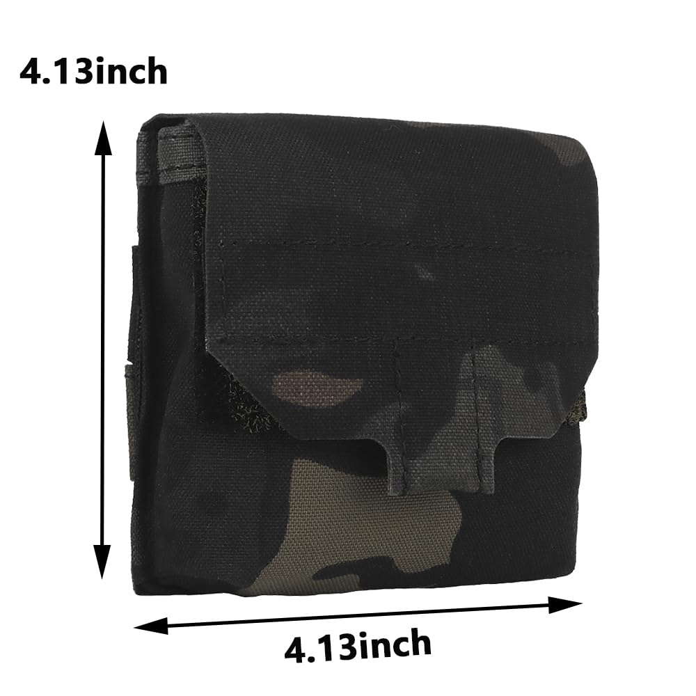 SABADO Tactical Mini Molle Utility Pouch Essential Medical IFAK Pouch General Purpose Micro GP Pouch Flashlight Earplug Holder EDC Gear