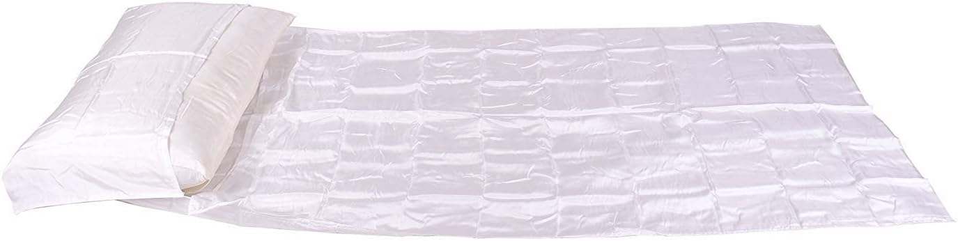 Marycrafts 100% Pure Mulberry Silk Single Sleeping Bag Liner Travel Sheet 83"x33"