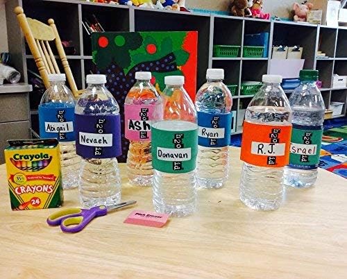 12 Band Party Pack Personalize and Label Drinks: Water Bottes, Reusable Bottles & Cups, a Drinking Glass, Beer, Cocktails