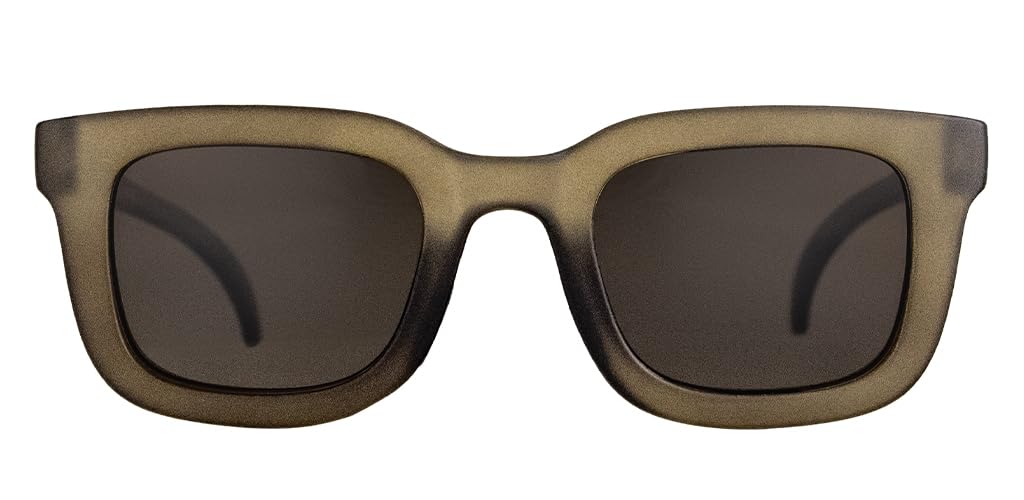 Rheos Saluda Floating Polarized Sunglasses | UV Protection | Floatable Shades | Anti-Glare | Unisex | Olive - Amber