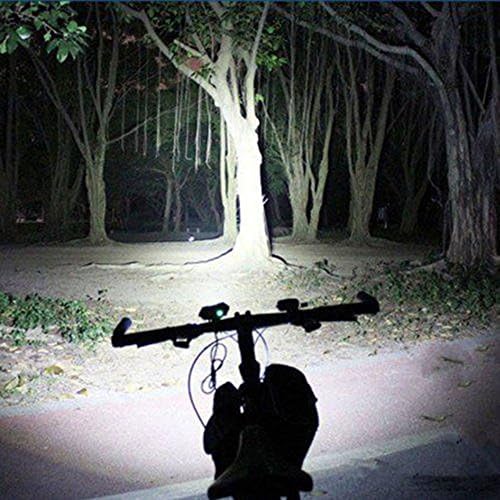 USB Powered Bicycle Light, LED Headlamp Waterproof 1800 Lumens 4 Modes Cycling Front Lamp Bike Headlight for Mountain Road, Kids and City Bicycle - No Internal Battery