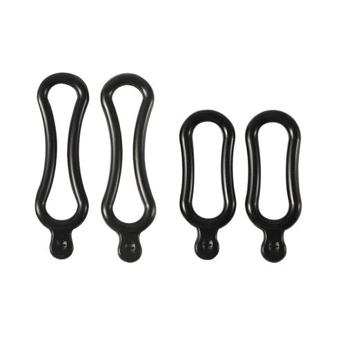 Leadigol 20 PCS Elastic Silicone O Rings, Bicycle Light Silicone Straps Headlamp Installation Mount Rings Cycling Bicycle Straps for Headlamp Headlight