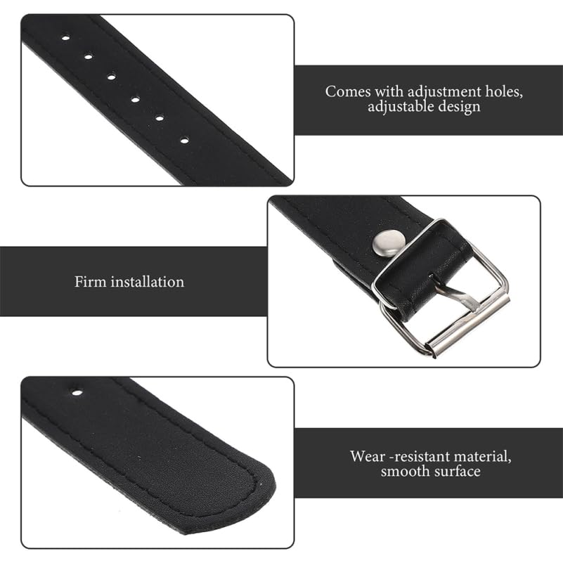 2 Pairs Bike Basket Straps Bike Leather Leash Bike Baskets for Bike Cargo Leather Straps Bike Container Strap Wicker Basket Replacement Strap Bike Strap Bike Straps
