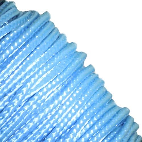 JIG PRO SHOP Black 1.18mm x 125' Micro Cord Paracord - Made in The USA