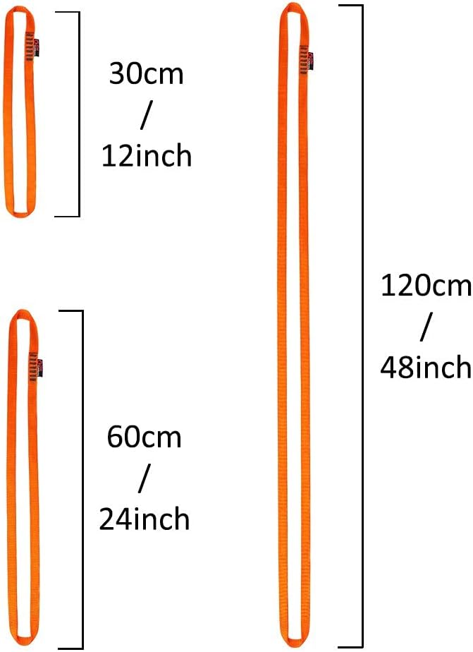 16mm Nylon Sling Runner - GM CLIMBING 22kN / 4950lbf CE UIAA Certified for Climbing