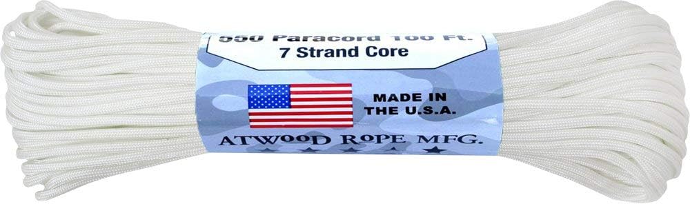 Atwood Rope 550 lb Paracord 7-Strand Core, 1/8" x 100'