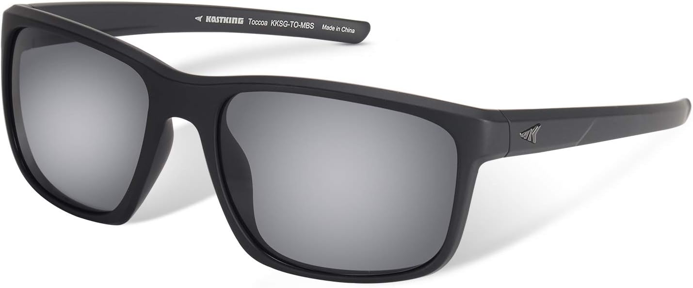 KastKing Toccoa Polarized Sport Sunglasses for Men and Women,Ideal for Driving Fishing Cycling and Running,UV Protection