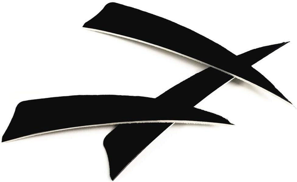 Letszhu Archery Arrows Feather Fletching 4 Inch Real Turkey Vanes for Hunting Target Shooting (25 Pack)