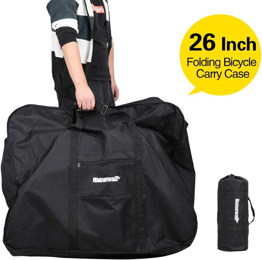 Kinpit 26 inch Folding Bike Bag Thick Bicycle Transport Carry Case for Air Travel