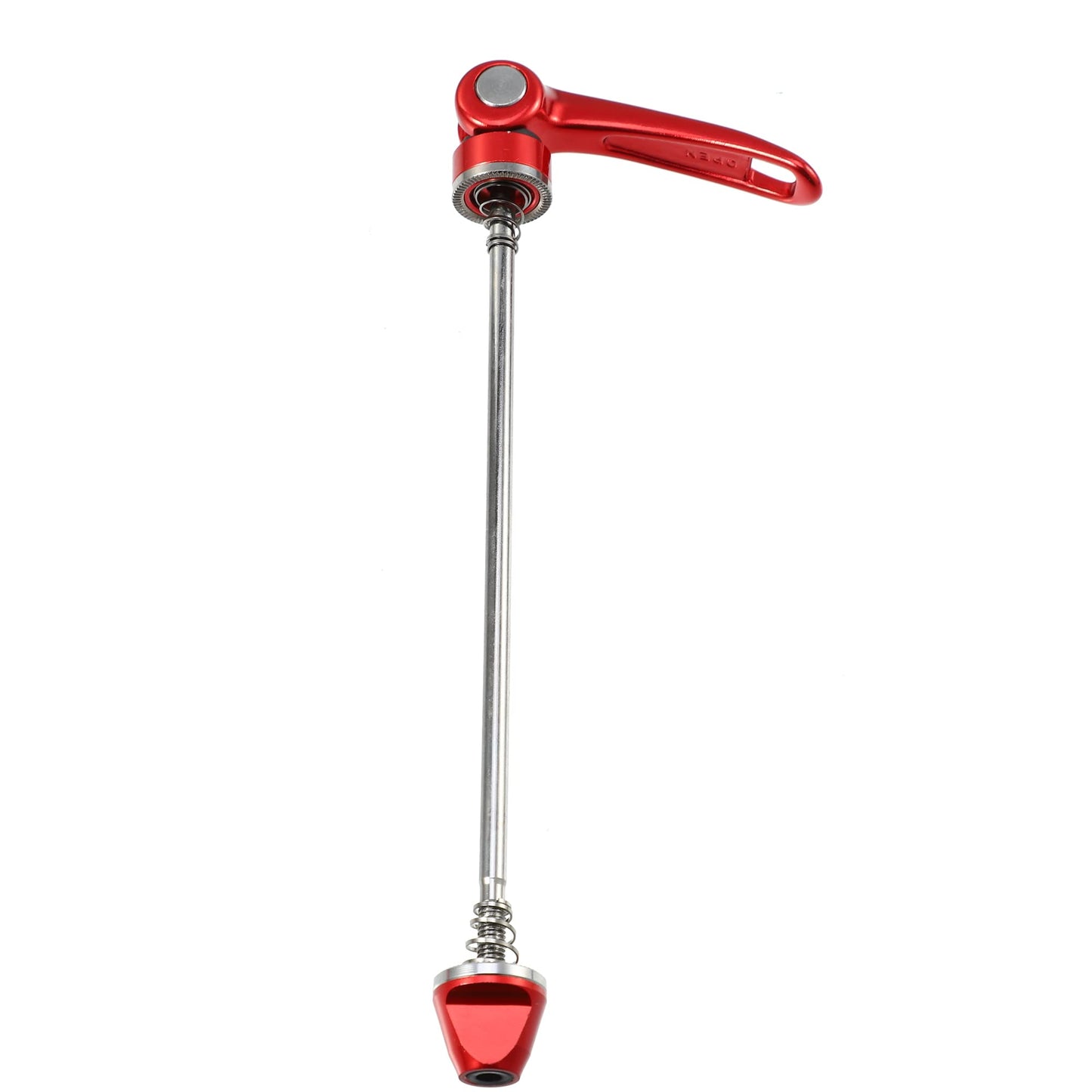 X AUTOHAUX 2 Pcs Bike Bicycle Quick Release Axles Skewers Lever Front Rear Bike Axle Wheel Hub 15cm 5.91" 19cm 7.48" Red for MTB Moutain Road Bike