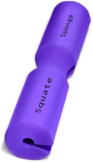 Squat Sponge 18"long Purple, 3.5” diameter & 1.25"thick Olympic Barbell Pad
