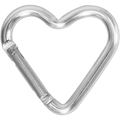 2Pcs Light Purple Heart Snap, Hooks Carabiner, Hook Clip Key Holder Aluminum Alloy Keychain Clips for Outdoor Traveling Walking Lightweight Aluminum Alloy Keychain Clip Backpack Carabiner
