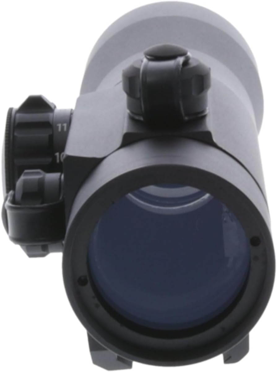 TruGlo Red-Dot Traditional Mount 2x42mm Hunting Tactical Weapon Sight with 11-Position Rheostat for Brightness Adjustment, Black