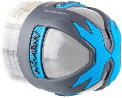 HK Army Vice 2.0 Paintball Tank Grip - Durable Grey/Blue Design for Enhanced Comfort