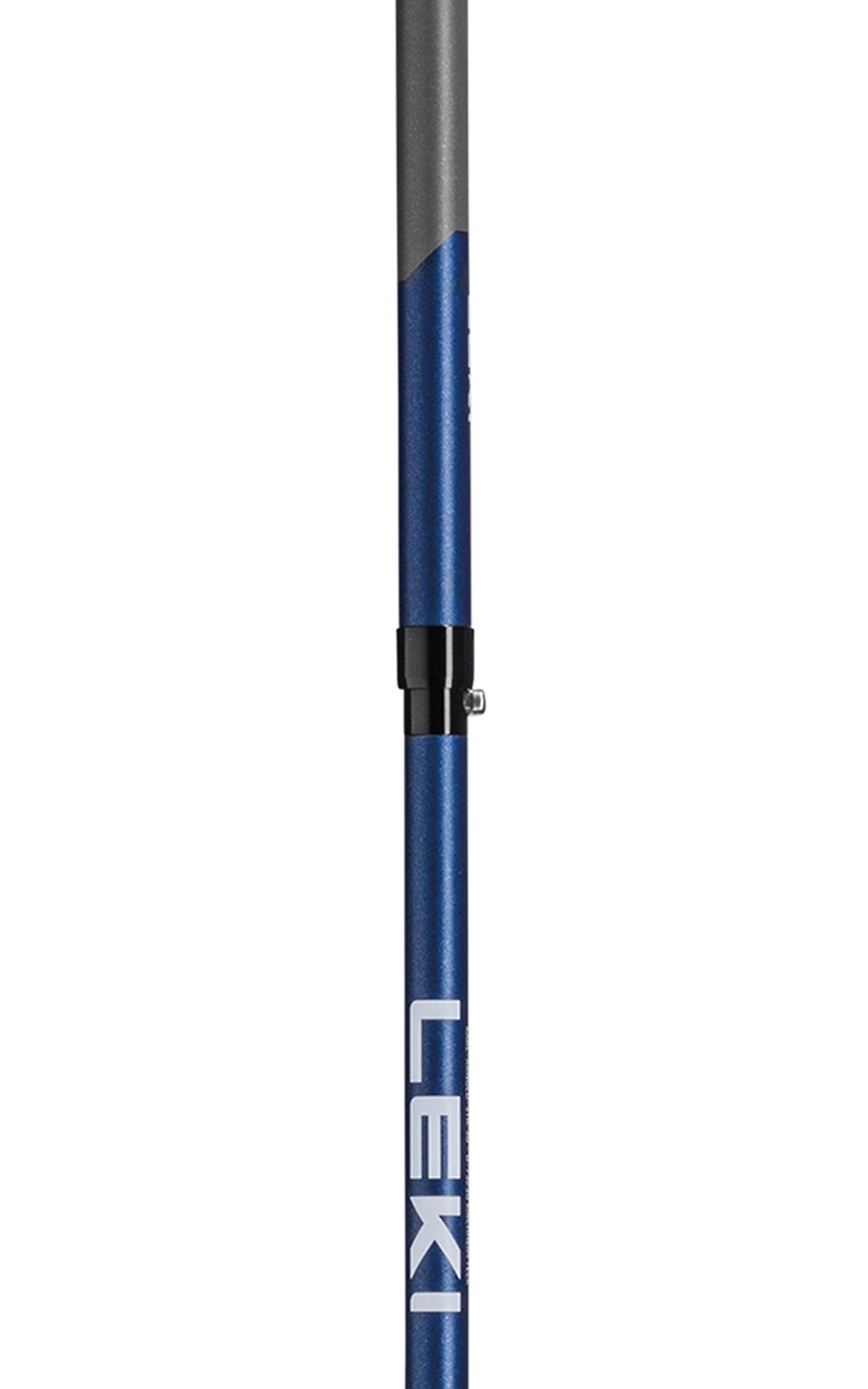 LEKI Traveller FX.One Carbon Collapsible Lightweight Trekking Poles for Hiking & Trail Running - Gray-Blue-Yellow - 115 cm