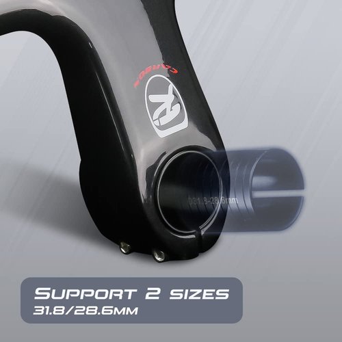 Road Bike Handlebars Carbon Bicycle Handlebars Handlebars Carbon Fiber Road Bars Internal Routing Drop Bars Road Bike Cycling Bars 440 * 120mm Components & Parts