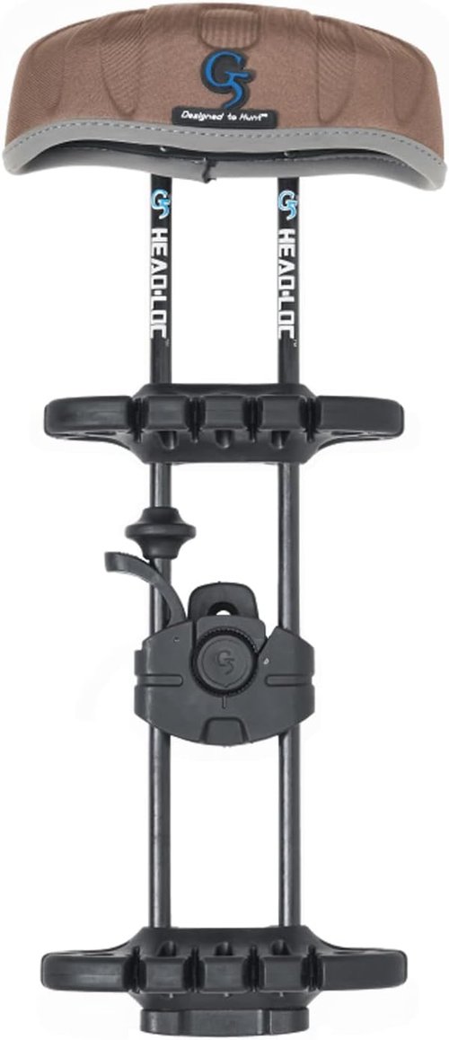 G5 OUTDOORS Head-Loc Quiet Low-Profile Archery 6-Arrow Quiver with Exo-Flex Hood for Bow Hunting and Target Practicing | Adjustable Mount