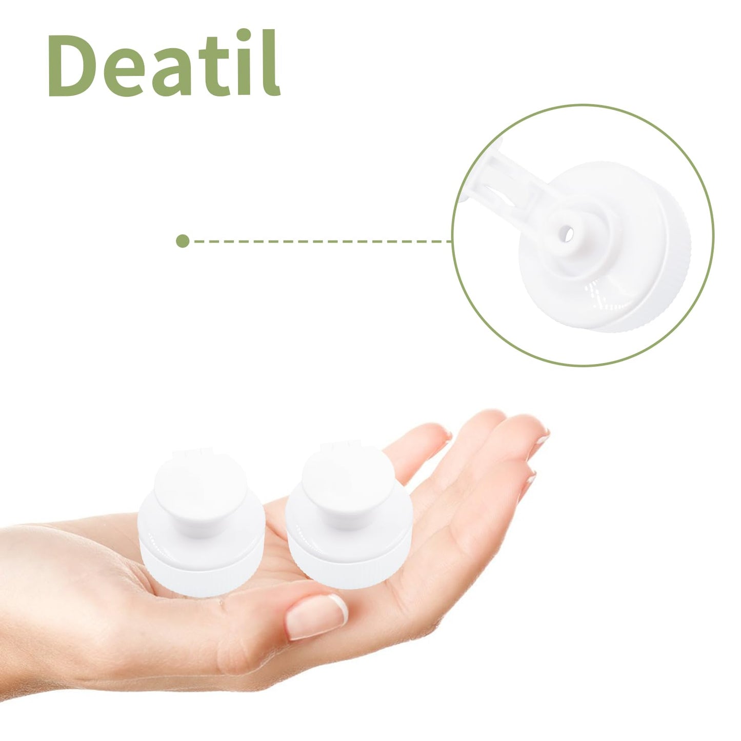 50pcs Push Pull Replacement Caps 28mm Reusable Sport Bottle Lid, Plastic Flip Cover Bottle Caps Spout Twisted Cap