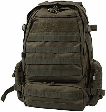 LAPG Operator Tactical Backpack, Adjustable Outdoor Operation Backpack with MOLLE System, Hiking Knapsack - Black