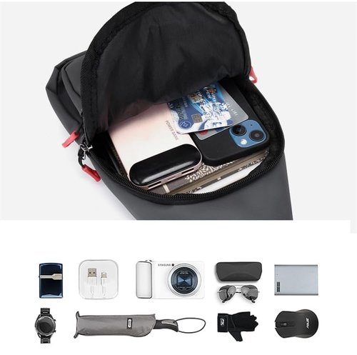 ChroX Shoulder Bag for Women and Men - Waterproof Crossbody, Travel Sling, Chest Bag, Leisure Day Backpack