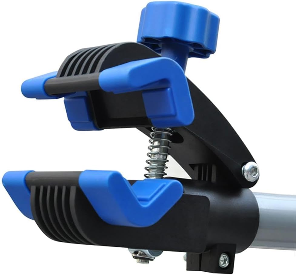 Yaheetech Bike Repair Stand - Height Adjustable Bicycle Workshop Stand with Tool Tray for Road & Mountain Bikes, Red/Blue