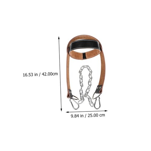 Toddmomy Neck Trainer - Sport Head Harness with Padded Neck Support for Weight Lifting & Sports