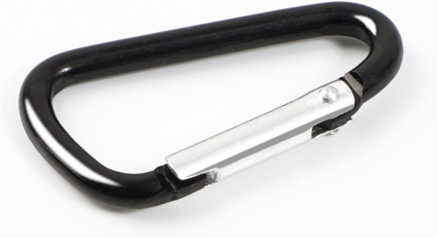 Aluminum Carabiner Keychain Clips - 5PCS Spring Snap Hooks for Outdoor Gear & Travel