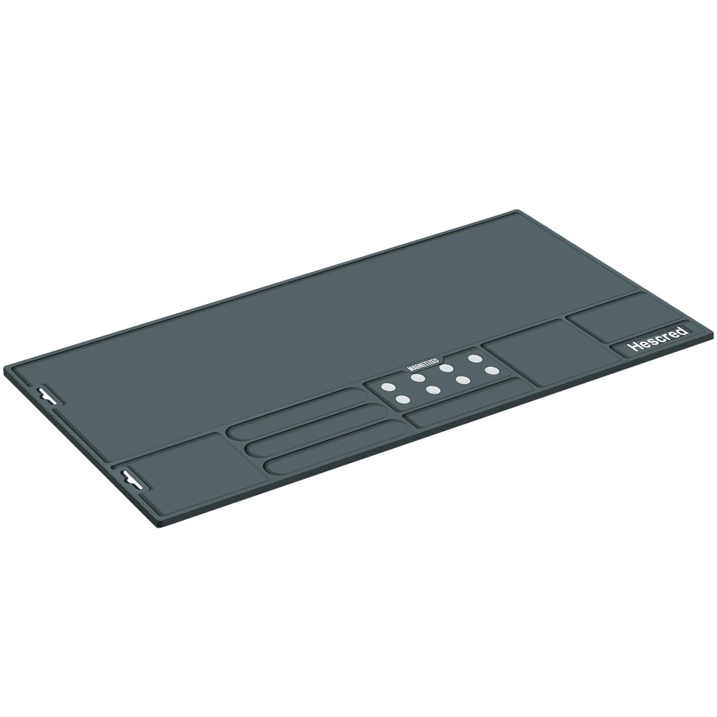 Large Magnetic Gun Cleaning Mat - Ideal for Rifle and Shotgun Maintenance, Anti-Slip with Organizer Parts Tray