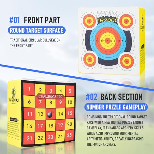 KAINOKAI Archery Bag Target Archery Targets for Backyard Available16 18" 20" 24" 32" (18")