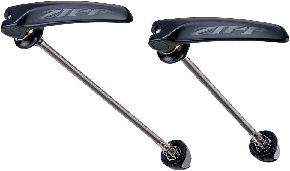 Zipp Tangente QR-Ti Titanium Black with Silver Logo, 100mm/130mm Pair for Road Wheels