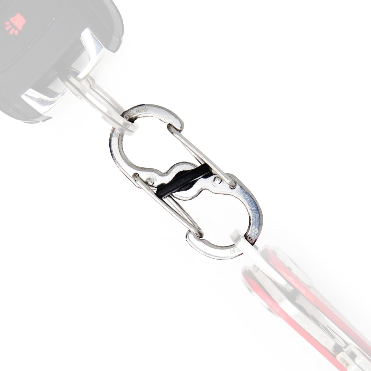 KeySmart 10 Pack Quick Disconnect Key Carabiners - Quick Release Dual and Mini Carabiner Clip, Stay Organized with Carabiner Keychains Clip, Easy Twist to Lock and Unlock, Never Lose Your Keys