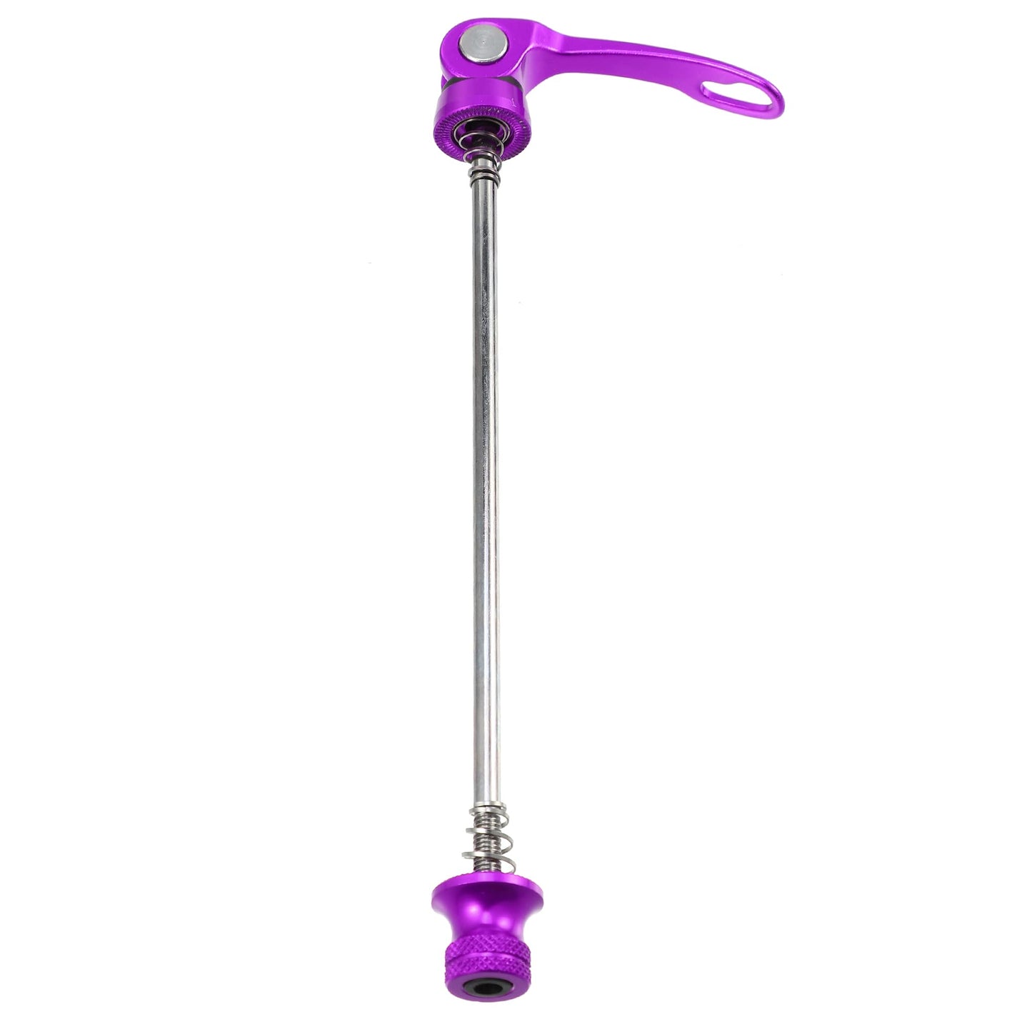 X AUTOHAUX 2 Pcs Bike Bicycle Quick Release Axles Skewers Lever Front Rear Bike Axle Wheel Hub 15cm 5.91" 18.5cm 7.28" Purple for MTB Moutain Road Bike