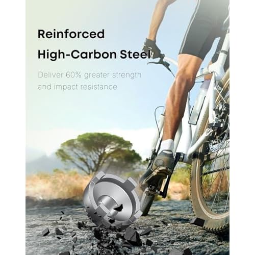 Pawfly Bike Single Speed Freewheel Removal Tool with Sprocket & Chain Cleaning Brushes, 4 Notch Sprocket Puller Tool, BMX Bicycle Freewheel Remover, One-Speed Freewheel Disassembly Tool, Silver