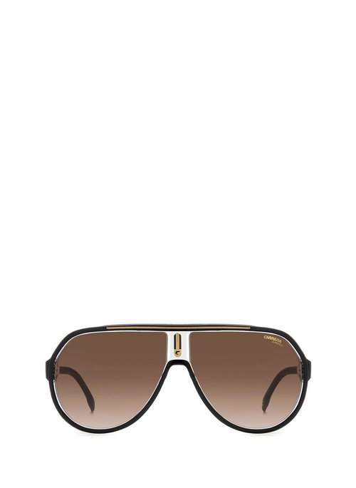 Carrera Men's 1057/S Square Sunglasses, Black Gold, 64mm,11mm + 1