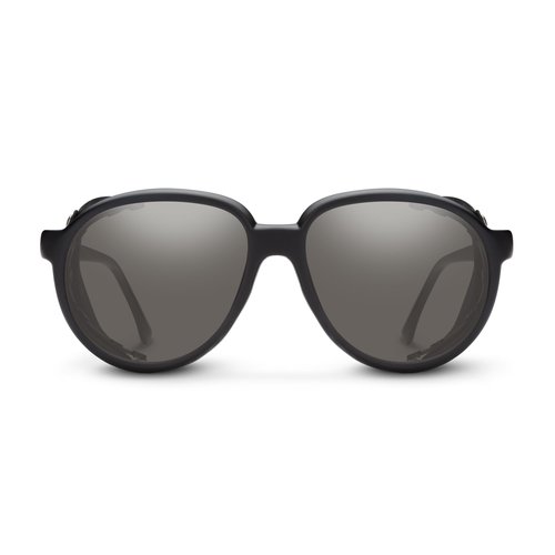 Suncloud Glacier Polarized Sunglasses – 100% UV Protection – Comfortable Fit, Trendy Design – for Men & Women – Matte Black + Polarized Gray Lenses