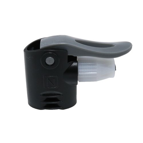 Meuey Lyot Black Dual Head Bike Pump Adapter Valve Quick Pump Fitting Replacement Nozzle Tire Valve Connector Valve Adapter 2PCS