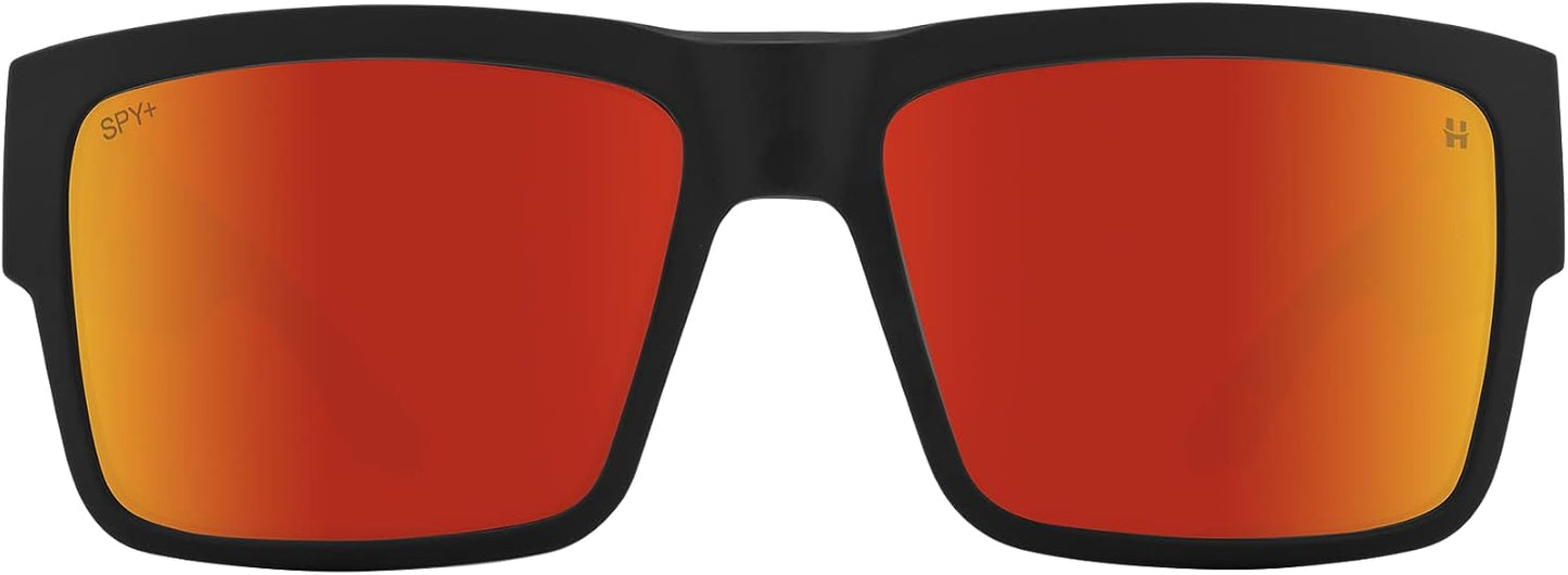 SPY Optic Cyrus, Square Sunglasses, Color and Contrast Enhancing Lenses