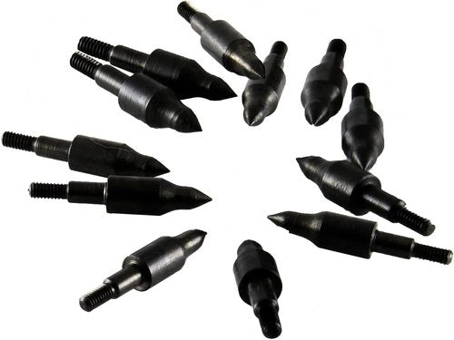 Excalibur Field Hunting Durable 11/32" Replacement Points for Crossbow Arrow Broadheads - 12 Pack