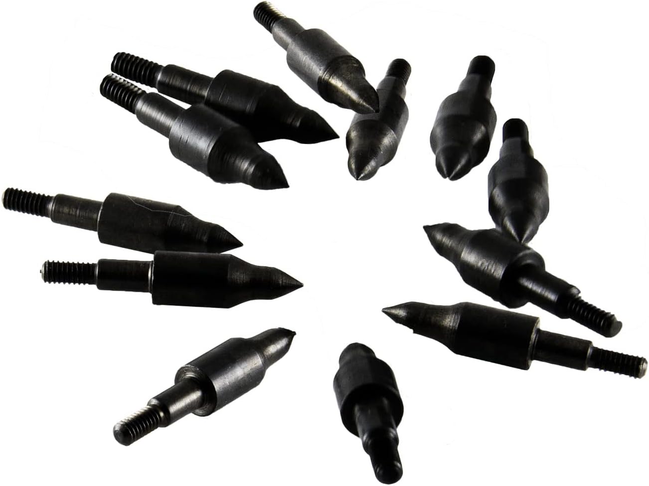 Excalibur Field Hunting Durable 11/32" Replacement Points for Crossbow Arrow Broadheads - 12 Pack