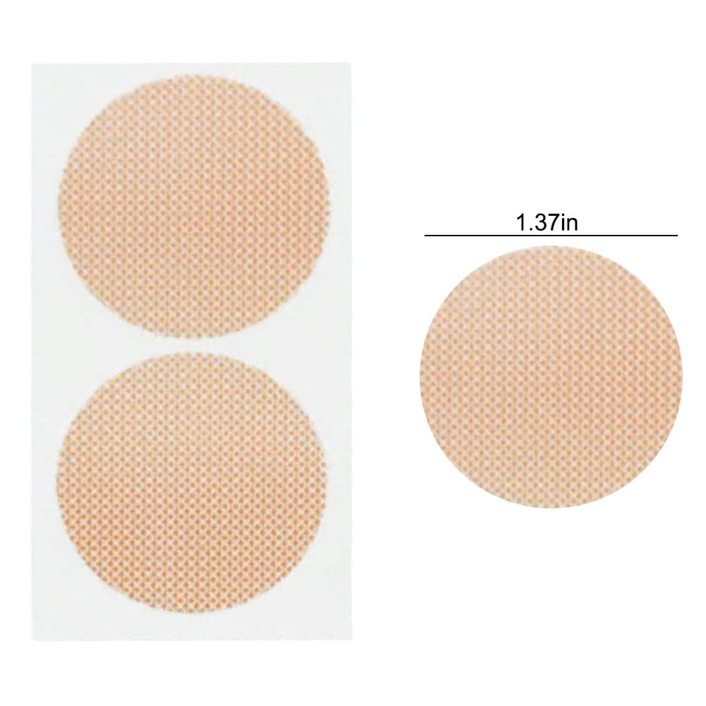 KABAKE 50 Pairs Men's Nipple Covers Anti Chafing Nip Protector Shields Nude