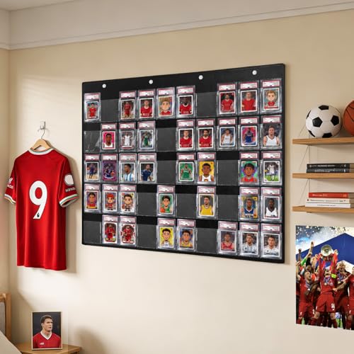 50-Pocket Hanging Card Display Bag for Sports & Graded Cards