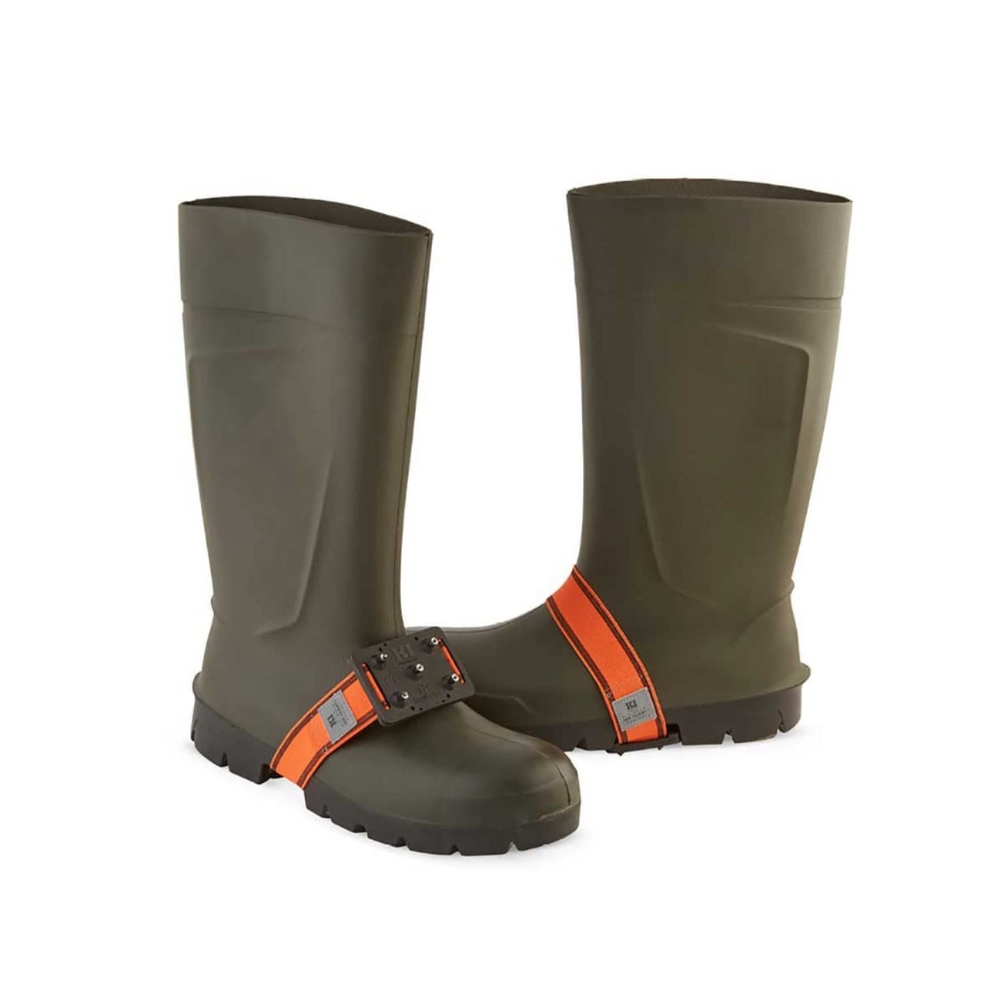 K1 Mid-Sole Ice Cleats for Men & Women - Rotatable Traction Aids For Winter Snow - Hi Vis - Low Profile