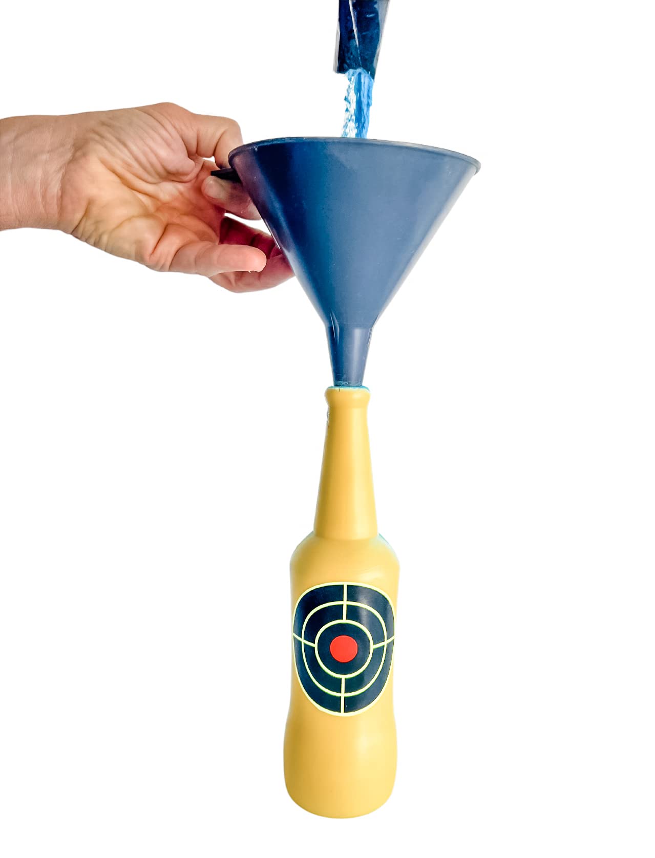 Bottle OPS Reactive Shooting Targets - Only Fillable Self Healing, Shatterproof, All Calibers, Indoor Outdoor Gun Range Shooting Target