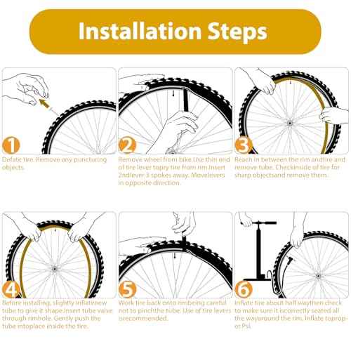 2 Pack 12 Inch Bike Tube AV32mm Schrader Valve, Bicycle Inner Tube with 2 Tire Levers Fit 12 x 1.75/1.9/1.95/2.0/2.1/2.125, Butyl Rubber Inner Tube for Kids/Mountain/MTB Bike