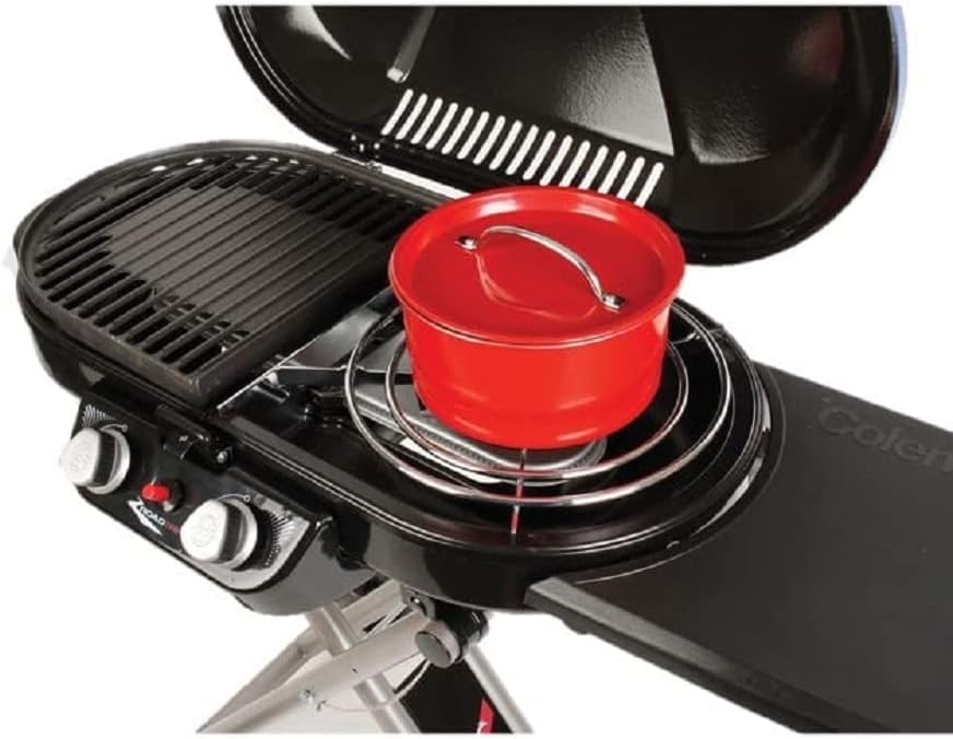 Coleman Roadtrip Swaptop Steel Stove Grate Rust-Resistant Steel Cooktop for Coleman Roadtrip Grills Easily Fits 12-in. Pan Great for Camping Tailgating Grilling & More